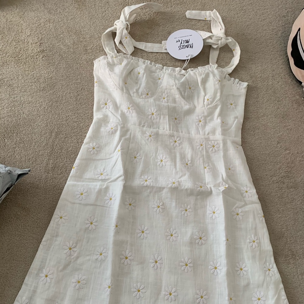 Princess Polly white floral dress